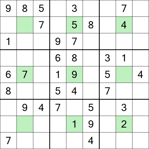 Center Dot Sudoku - Medium