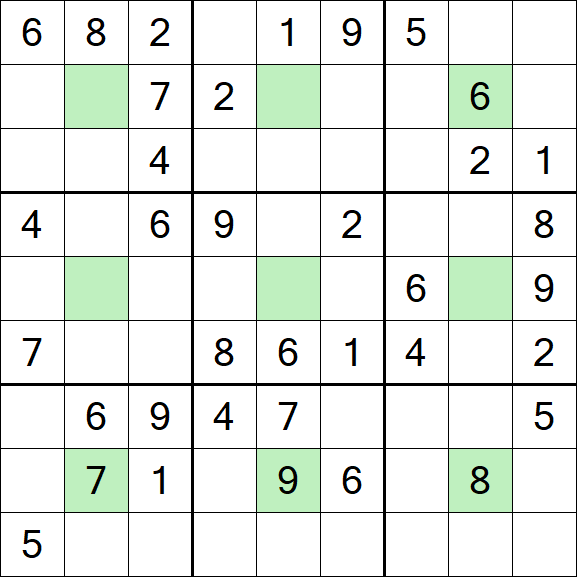 Center Dot Sudoku - Medio