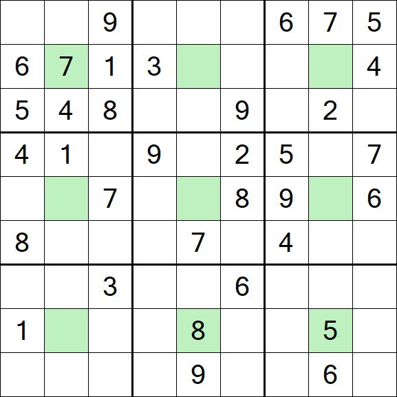 Center Dot Sudoku - Medium