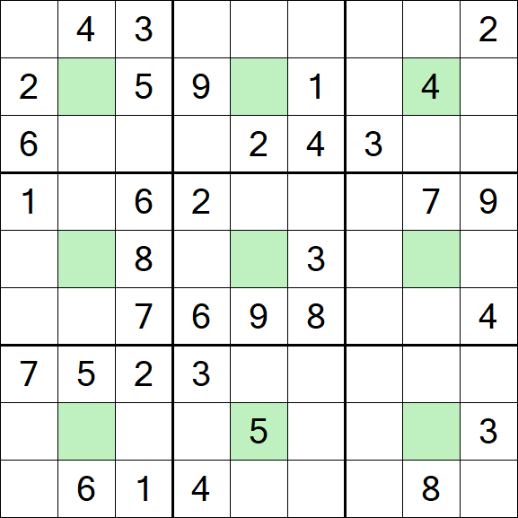 Center Dot Sudoku - Medium