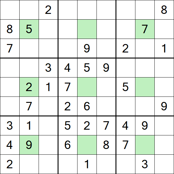 Center Dot Sudoku - Medium