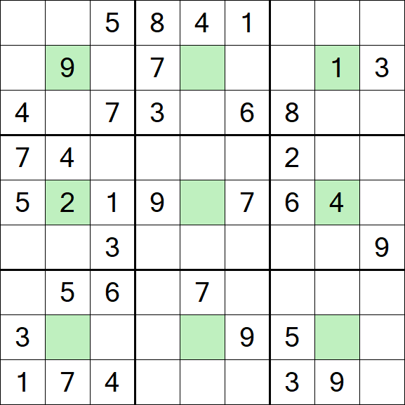 Center Dot Sudoku - Moyen