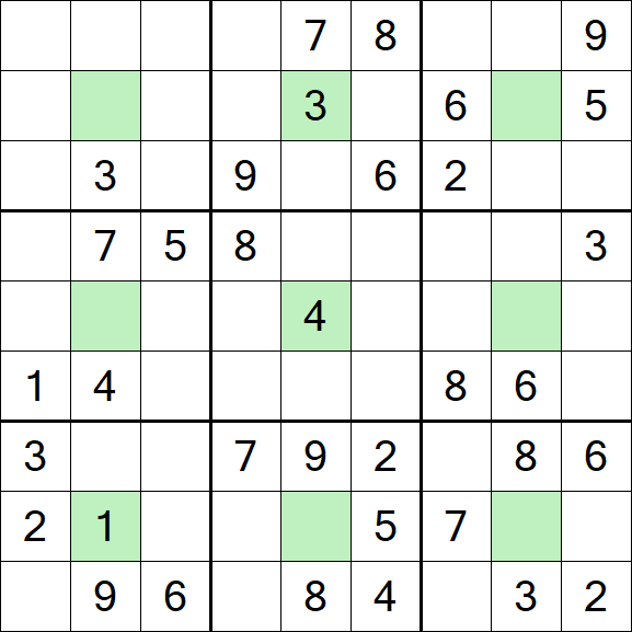 Center Dot Sudoku - Medium