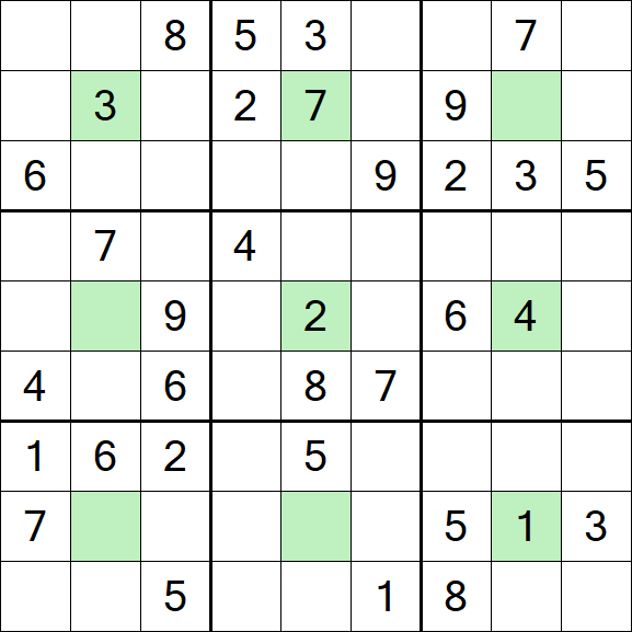 Center Dot Sudoku - Medium