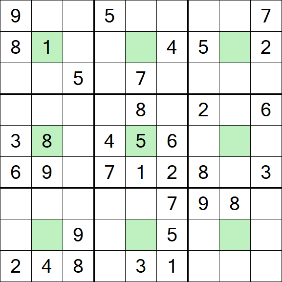 Center Dot Sudoku - Medium