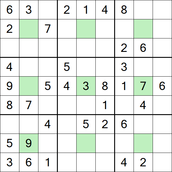 Center Dot Sudoku - Medium