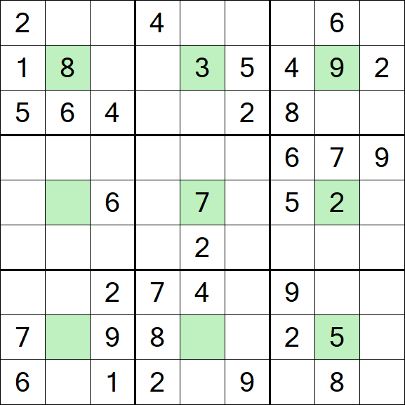 Center Dot Sudoku - Medium