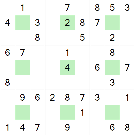 Center Dot Sudoku - Medium