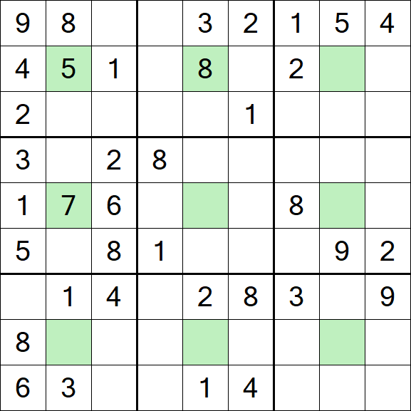 Center Dot Sudoku - Medium