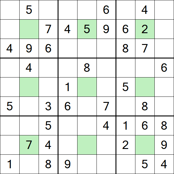 Center Dot Sudoku - Medium