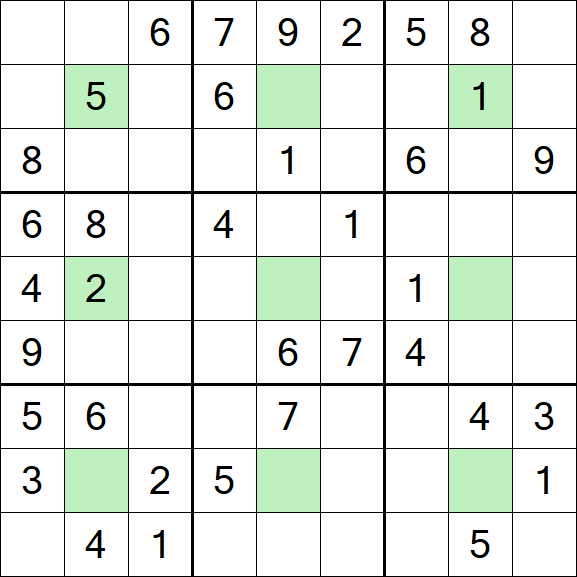 Center Dot Sudoku - Medium