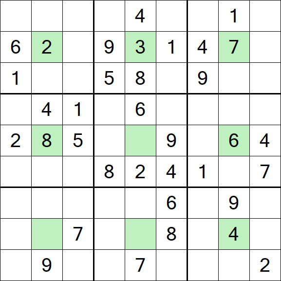 Center Dot Sudoku - Medium