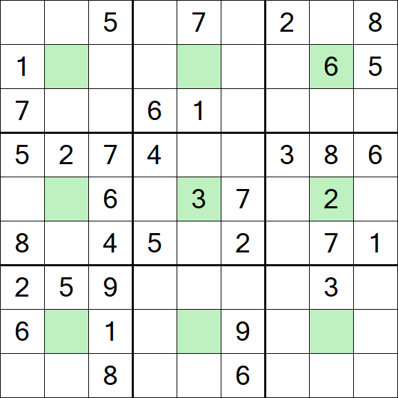 Center Dot Sudoku - Medium