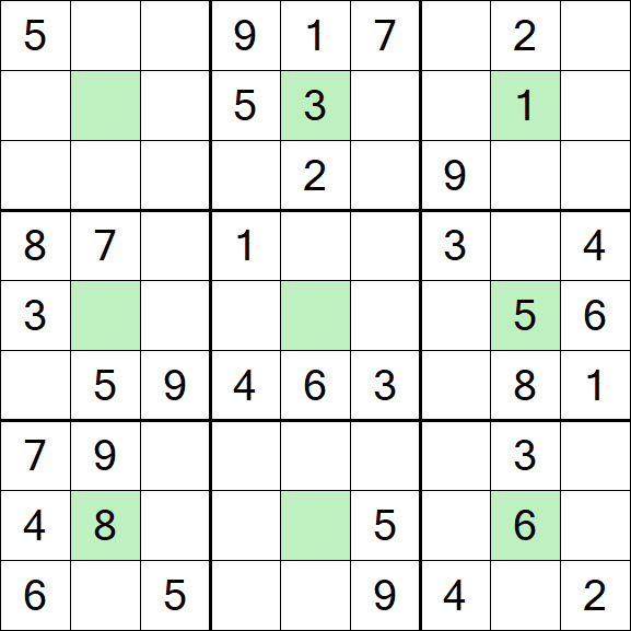 Center Dot Sudoku - Medium