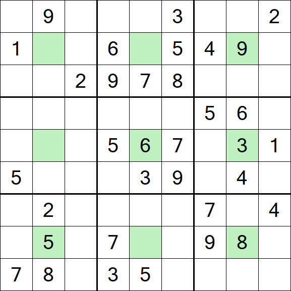 Center Dot Sudoku - Medium