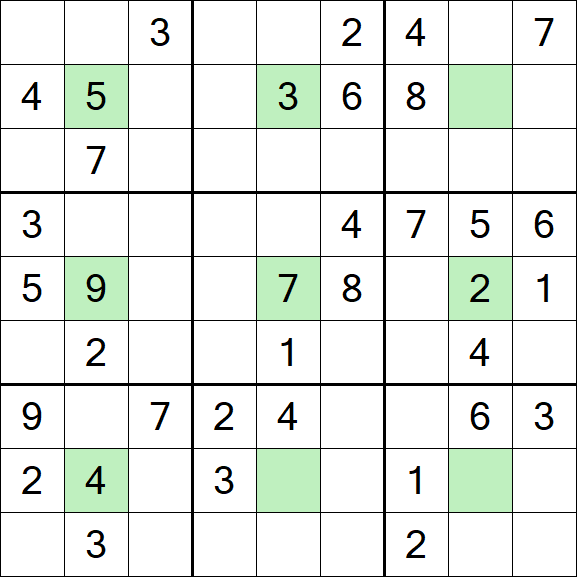 Center Dot Sudoku - Medium