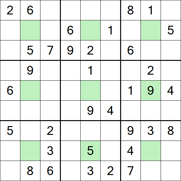 Center Dot Sudoku - Medium