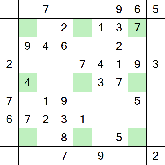 Center Dot Sudoku - Medium