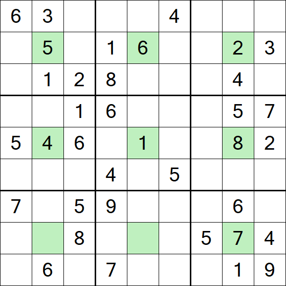 Center Dot Sudoku - Medium