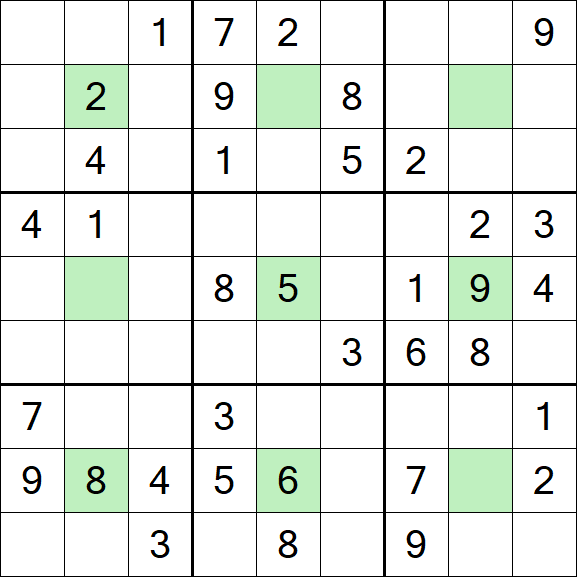 Center Dot Sudoku - Medium
