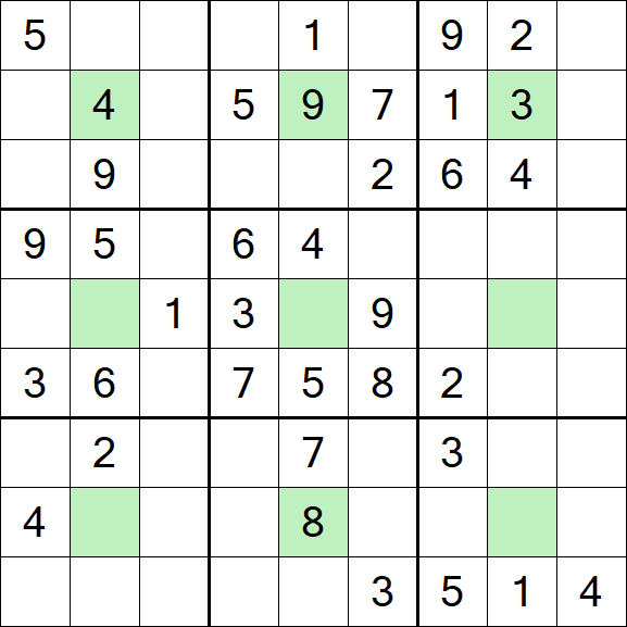 Center Dot Sudoku - Medium