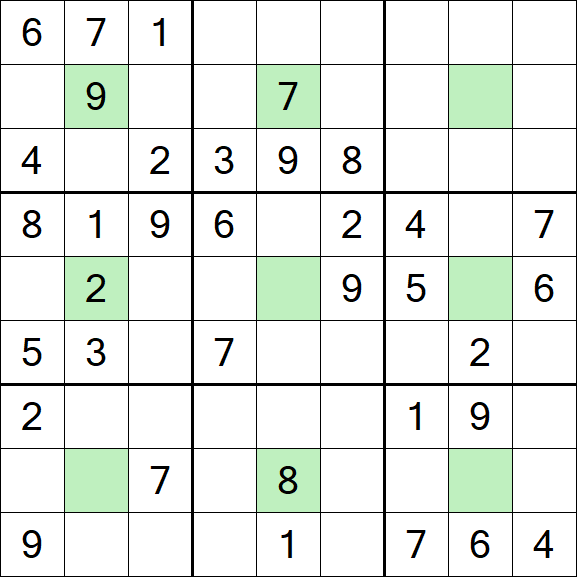 Center Dot Sudoku - Medium