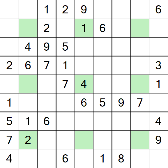 Center Dot Sudoku - Medium