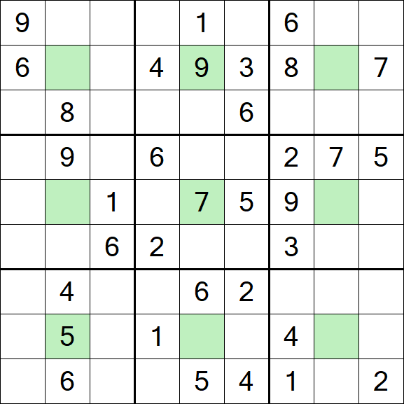 Center Dot Sudoku - Medium