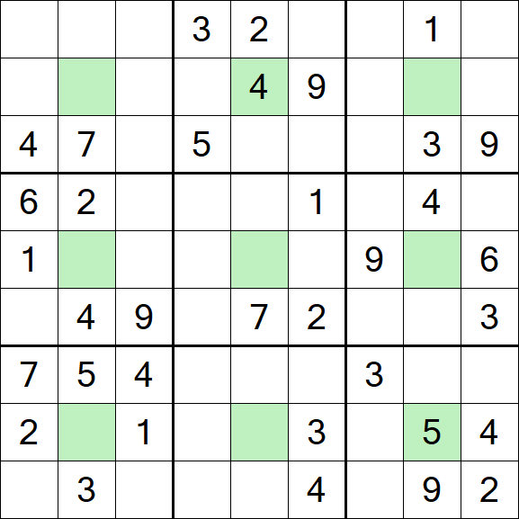 Center Dot Sudoku - Medium