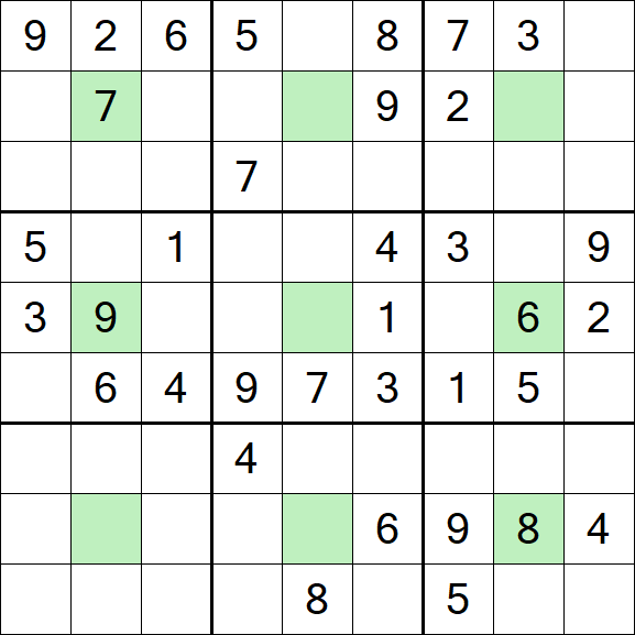 Center Dot Sudoku - Medium