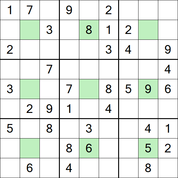 Center Dot Sudoku - Medium