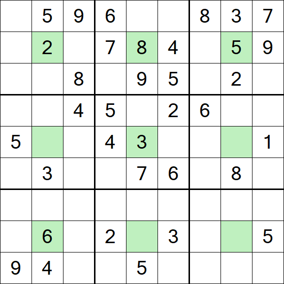 Center Dot Sudoku - Medium