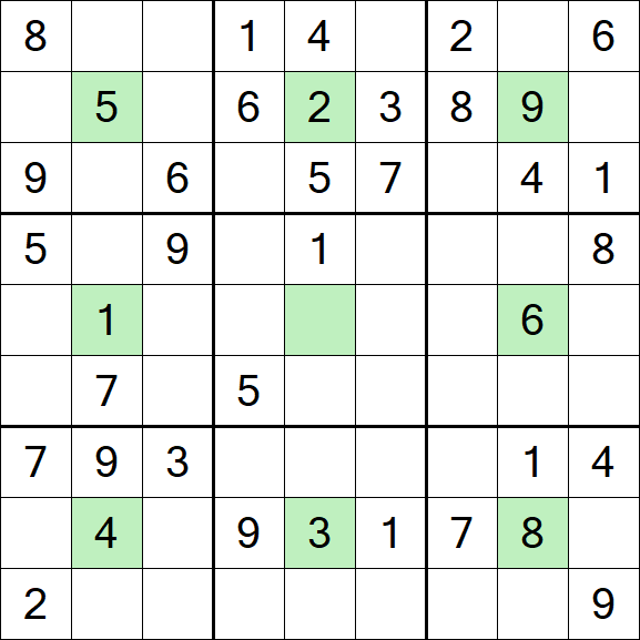 Center Dot Sudoku - Medium