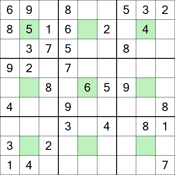 Center Dot Sudoku - Medium