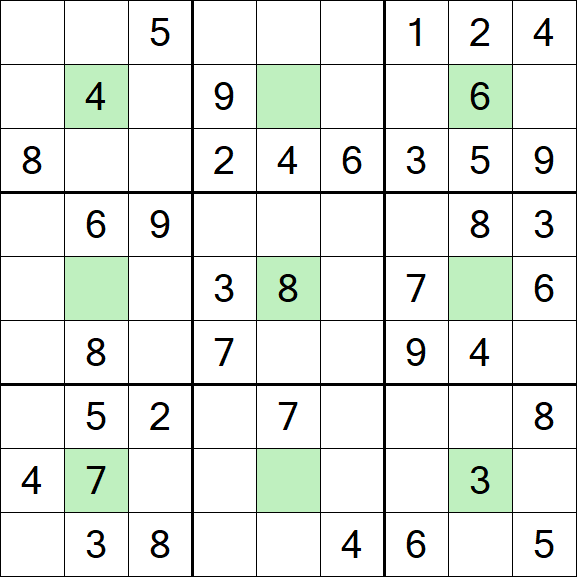 Center Dot Sudoku - Medium