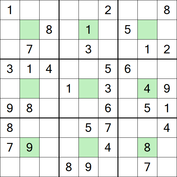 Center Dot Sudoku - Medium