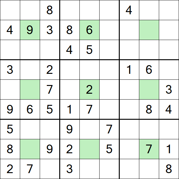 Center Dot Sudoku - Medium