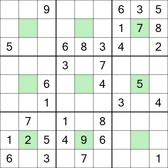 Center Dot Sudoku - Medium