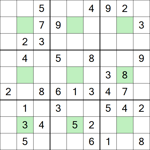 Center Dot Sudoku - Medium