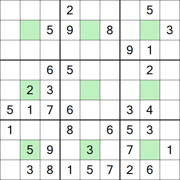 Center Dot Sudoku - Medium