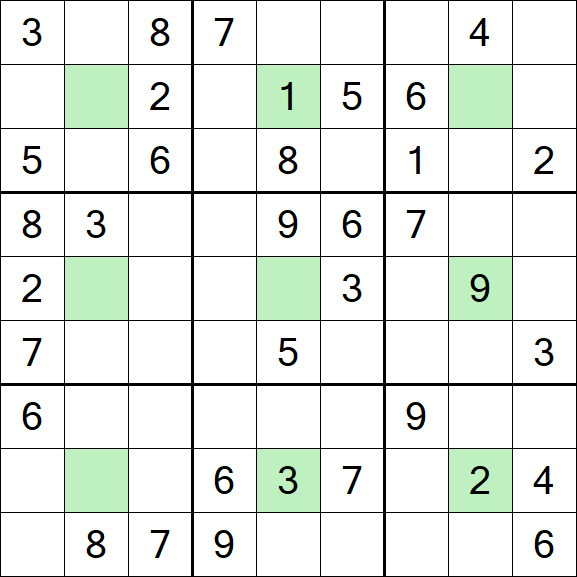 Center Dot Sudoku - Medium