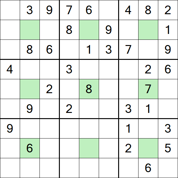 Center Dot Sudoku - Medium