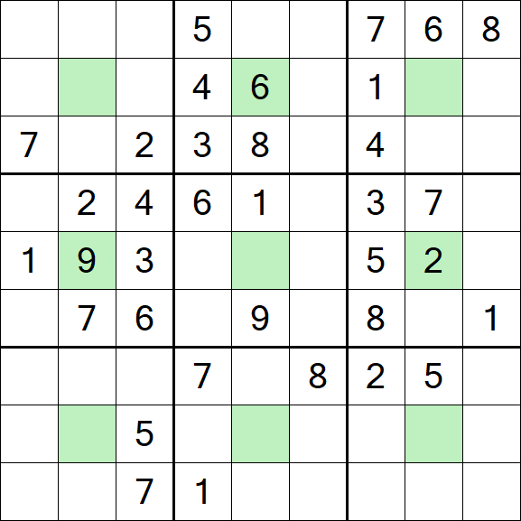 Center Dot Sudoku - Medium