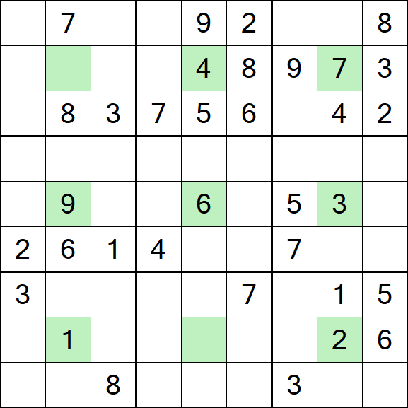 Center Dot Sudoku - Medium
