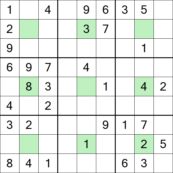 Center Dot Sudoku - Medio