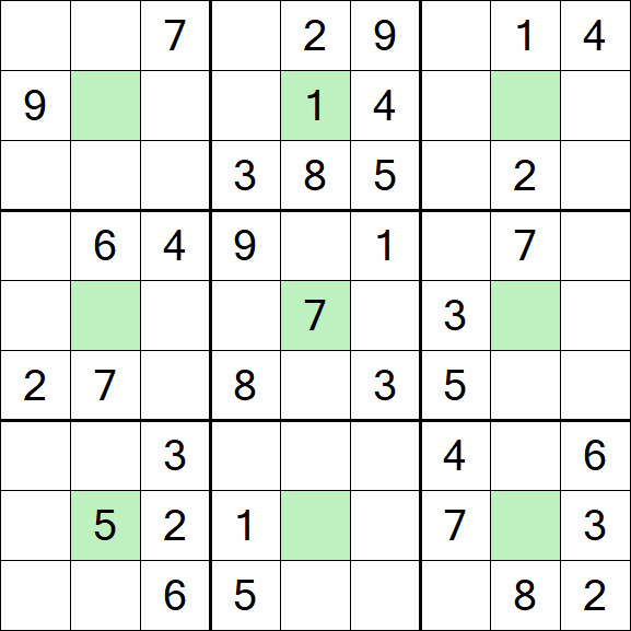 Center Dot Sudoku - Medium