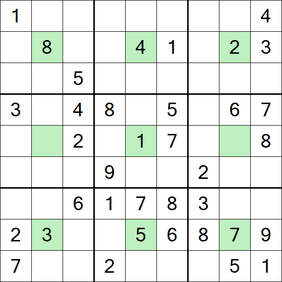 Center Dot Sudoku - Medium