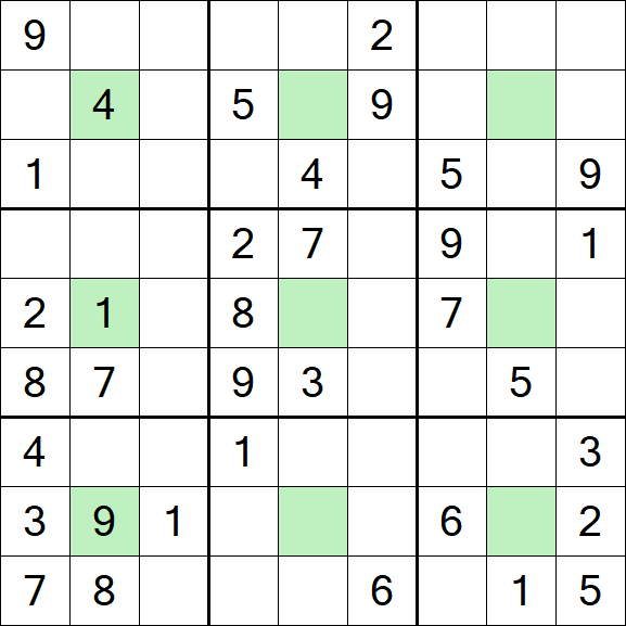 Center Dot Sudoku - Medium