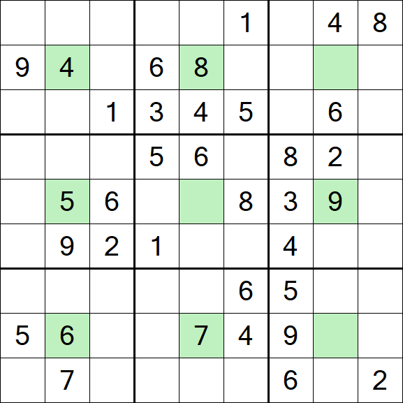 Center Dot Sudoku - Medium