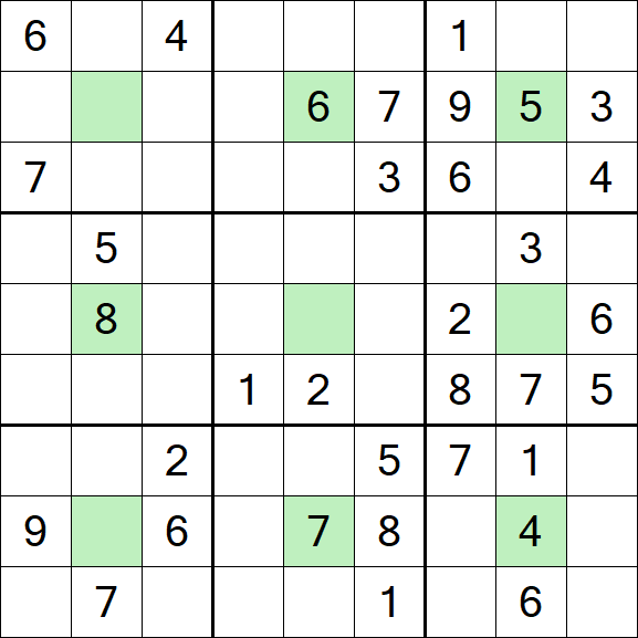 Center Dot Sudoku - Medium